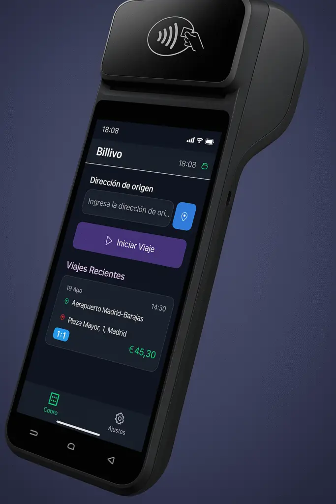 Dispositivo Billivo para Taxi