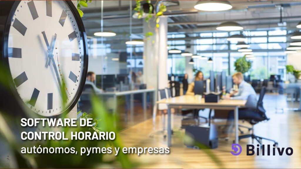 Software de control horario para autónomos y pymes