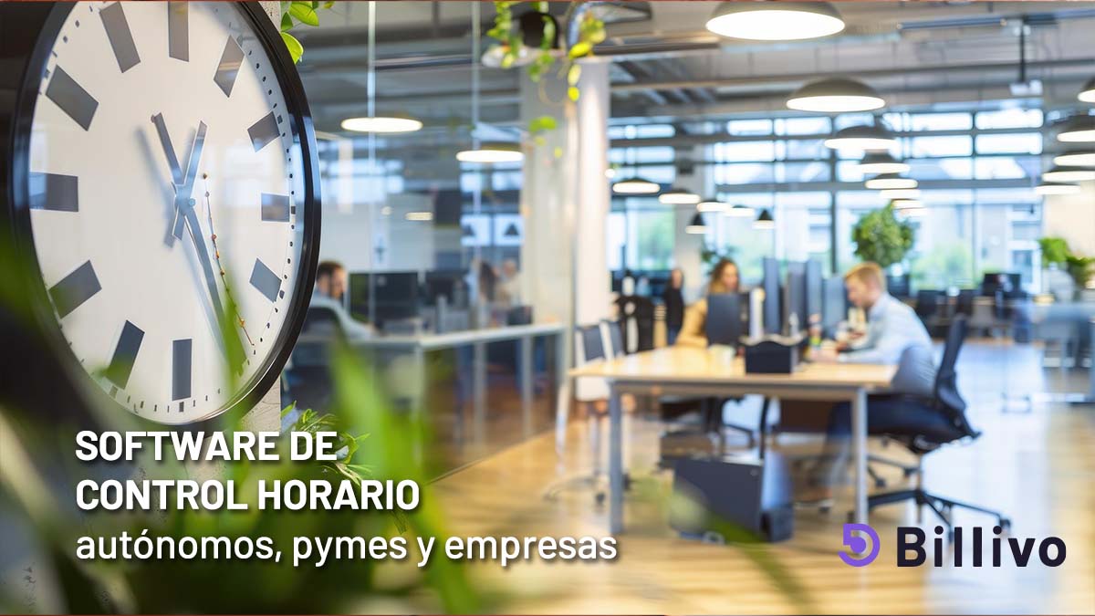 Software de control horario para autónomos y pymes